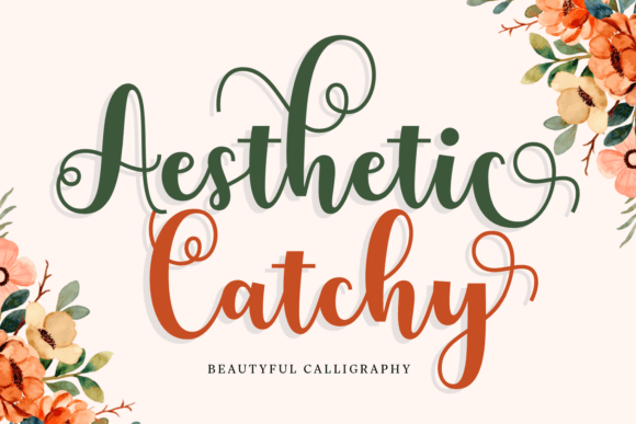 Aesthetic Catchy Font for Editorial Design