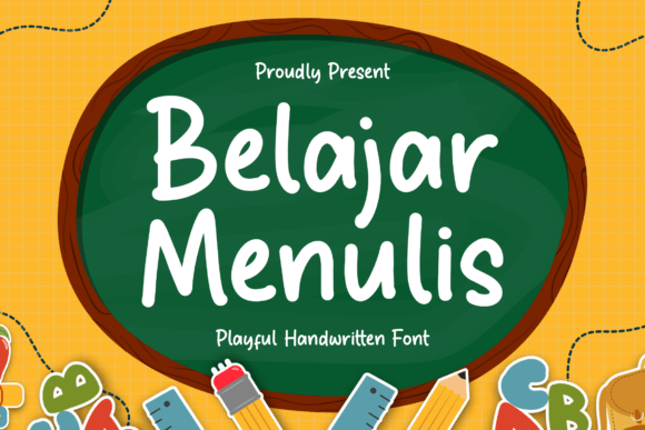 Belajar Menulis: The Perfect Handwritten Font for Your Craft Business