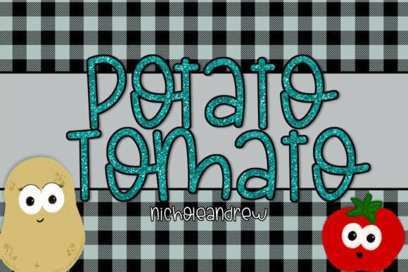 Branding with Potato Tomato: A Whimsical Font for Creative Projects