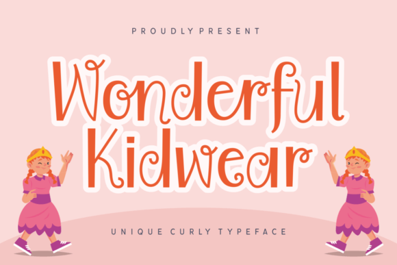 Bring Joy to Your Creations with Wonderful Kidwear Font