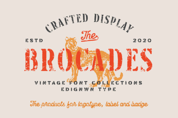 Brocades: A Vintage-Inspired Font for Professional Branding