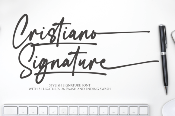 Cristiano Signature: A Dazzling Script Font for Web Design