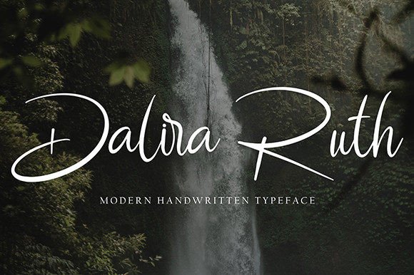 Delira Ruth: A Script Font for Modern Web Design