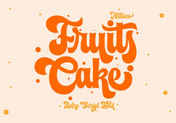 Fruits Cake Font for Eye-Catching Campaigns