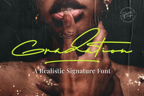 Gradation: A Handwritten Font for Modern Editorial Design