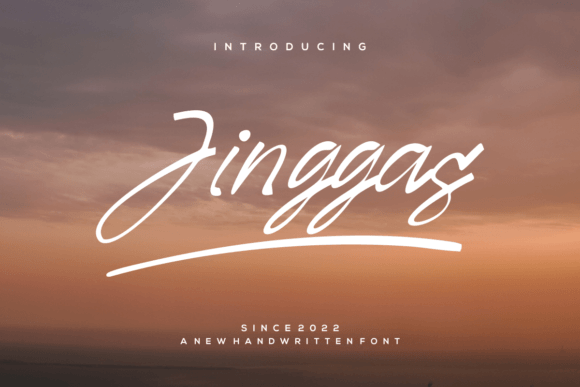Jinggas: The Handwritten Font That Elevates Small Business Branding