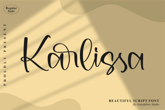 Karlissa: A Handwritten Font for Creative Branding Projects