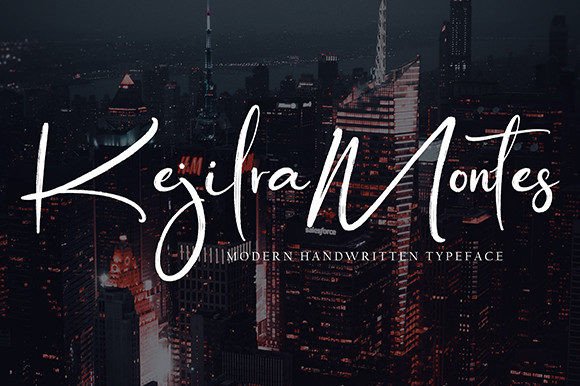 Kejilra Montes: A Romantic Script Font for Luxury Branding