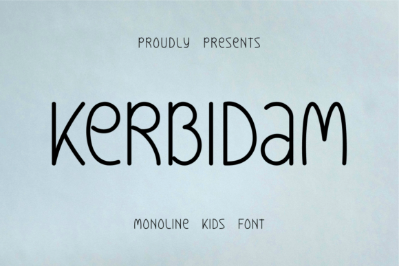 Kerbidam: A Playful Font for Creative Campaigns
