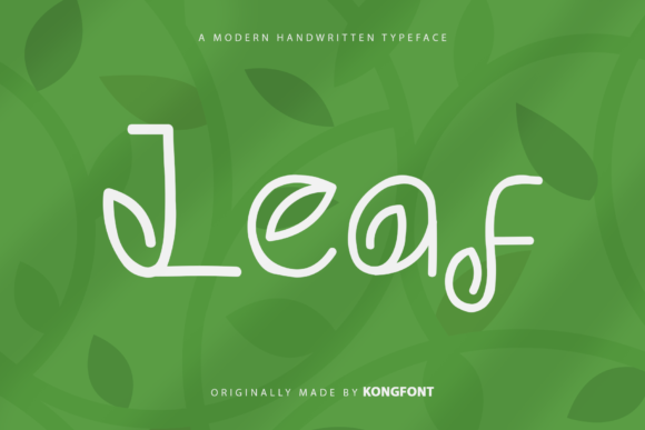 Leaf Font Review for Modern Campaign Design