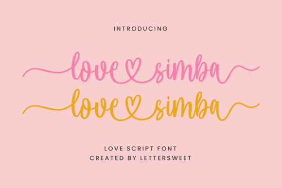 Love Simba: A Handwritten Font That Elevates Web Design