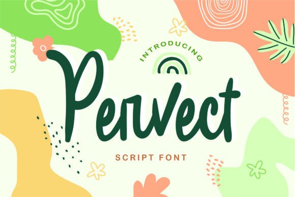 Pervect: A Playful Handwritten Font for Editorial Design