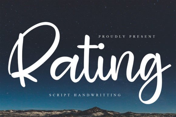 Rating Font for Modern Web Design