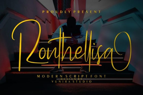 Ronthellisa: A Modern Script Font for Polished Web Design
