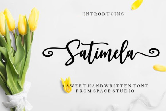 Satimela: A Charming Display Font for Web Design