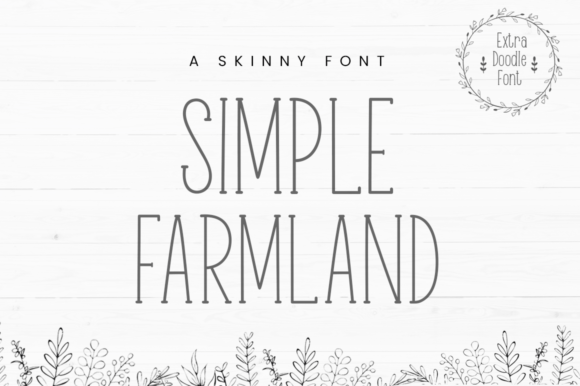 Simple Farmland: A Tall Serif Font for Creative Branding