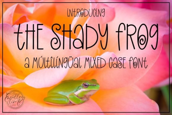 The Shady Frog Font for Web Design Projects