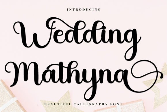 Wedding Mathyna: The Perfect Handwritten Typeface for Branding