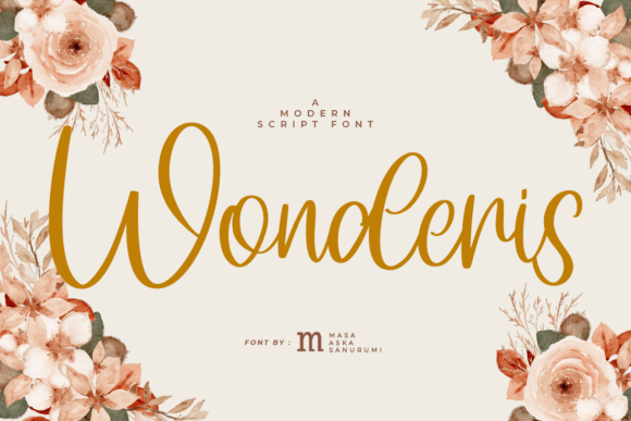 Wonderis: A Stylish Script Font for Modern Campaigns