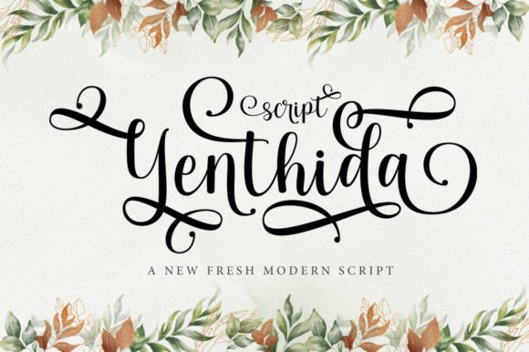 Yenthida: A Stylish Script Font for Campaign Design